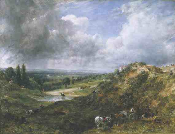 John Constable: Hampstead Heath, Branch Hill Pond